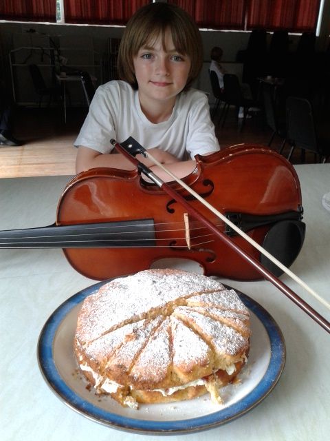 Dexter and tonight's cake