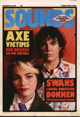 Me & Hal on the cover of Sounds - My Fantastic Past
