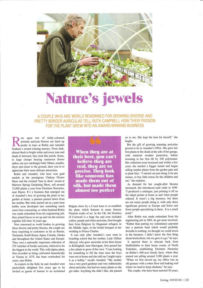 Northern Echo - Living magazine p1