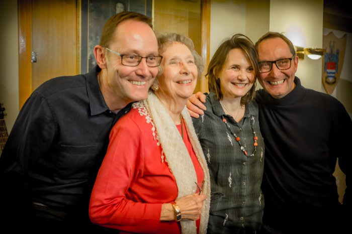 Irene's 90th Irene, Lou and Mike and Rob